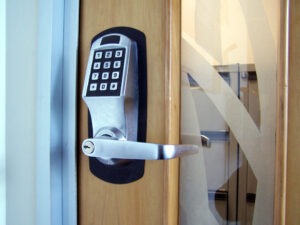 Our services include the installation and repair of both smart locks and keypad code locks.